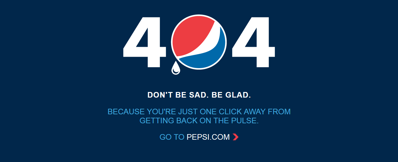 Error 404 pepsi