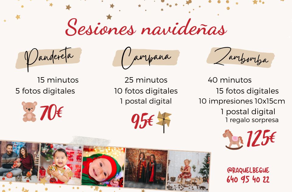 Pack Sesión Fotos Navidad