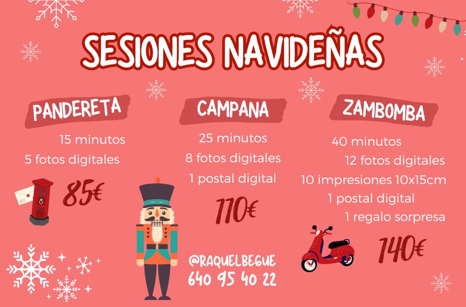 Pack Sesión Fotos Navidad